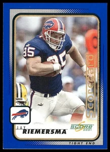 2001 Score #22 Jay Riemersma SN Scorecard #/315 Buffalo Bills - Picture 1 of 2