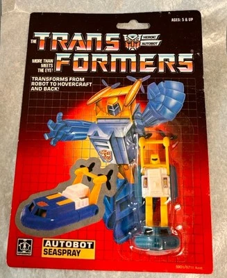 Transformers Seaspray 1990 G1 Minibot  MOSC - Image 1 of 3