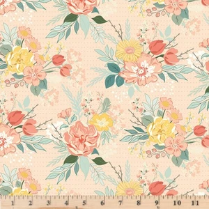 New Beginnings Main Blush C15750-BLUSH 100% Cotton Fabric By the half yard - Picture 1 of 2
