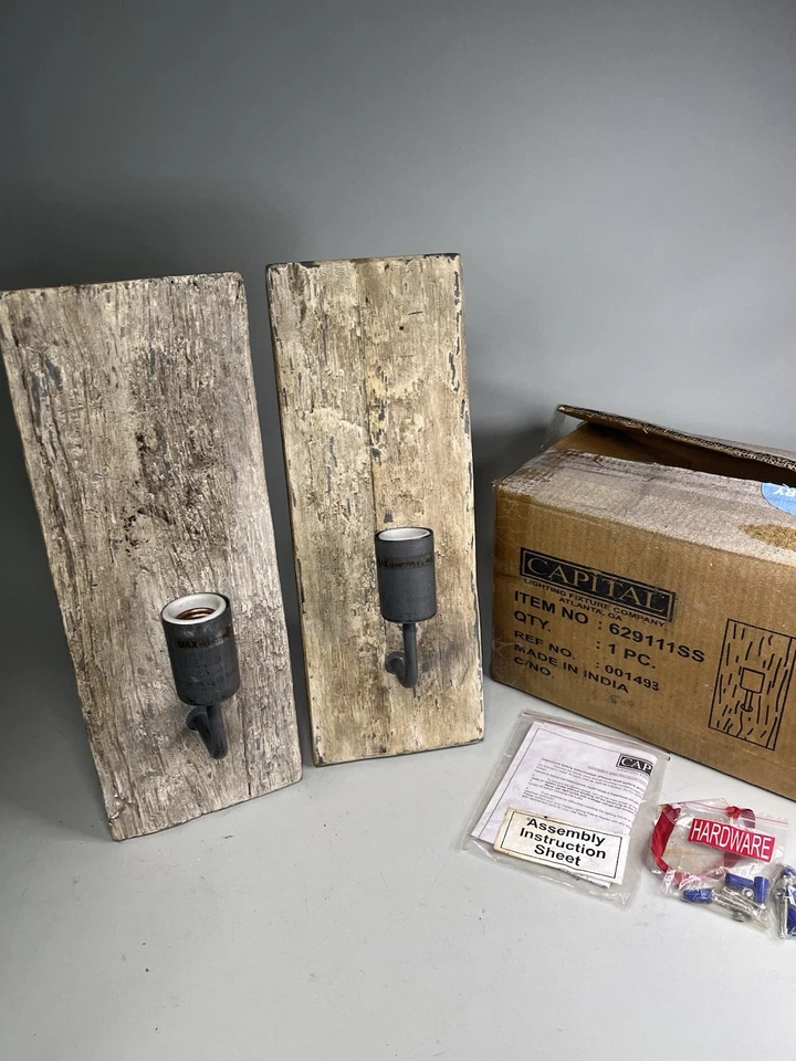 Capital 629111SS Tybee Single Light Wall Sconce Sea Salt Rustic DIstressed Look - Image 1 of 4