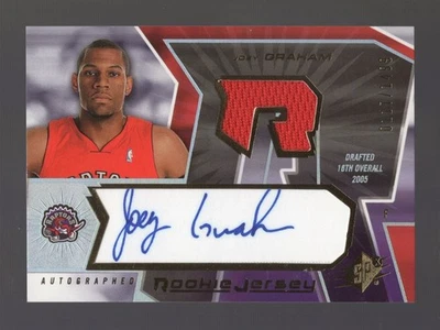 2005-06 SPx Joey Graham Autograph Jersey Rookie RC #134.  0117/1499 - Image 1 of 2