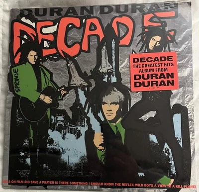Duran Duran Decade 1st Press LP Capitol C1-93178 US 1989 M/EX Sealed New Rare - Image 1 of 4