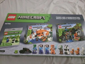 LEGO 66786 Minecraft Adventure Gamer Set 3 in 1 (21166, 21178, 30672) Nuovo Sigillato - Foto 1 di 2