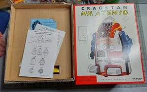Blech batteriebetrieben Cragstan Mr Atomic 1993 Osaka Blechspielzeug Institut verpackt - Bild 1 von 16
