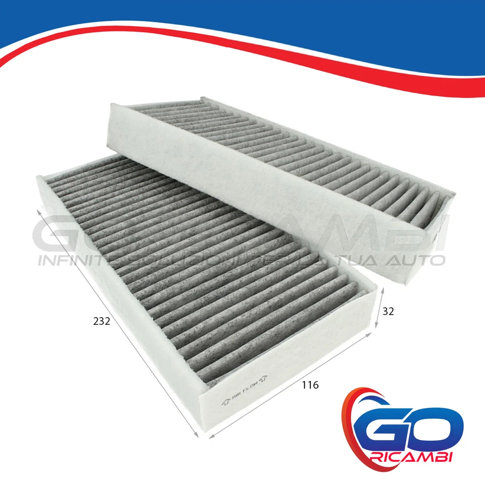 FILTRO ABITACOLO ANTIPOLLINE CARBONI ATTIVI MINI COOPER S F56 BMW SERIE 1 F40 - Immagine 1 di 1