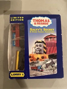 Thomas The Tank Engine & Friends Salty's Secret VHS 2002 Wooden Lorry Bonus Rare - Picture 1 of 9