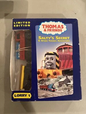 Thomas The Tank Engine & Friends Salty's Secret VHS 2002 Wooden Lorry Bonus Rare - Image 1 of 4
