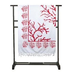 Telo arredo Granfoulard Coral con frange Matrimoniale Y948 - Foto 1 di 2