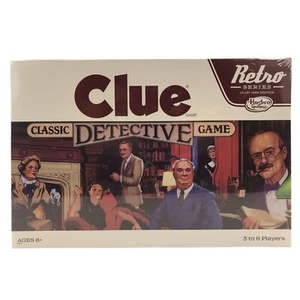 Juego de mesa Clue Retro 1986 edición serie nuevo embalaje sellado juegos Hasbro - Imagen 1 de 9