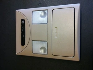 *SD+* 2004-06 Nissan Quest TAN overhead console 96980 5Z101 storage dome light - Bild 1 von 3