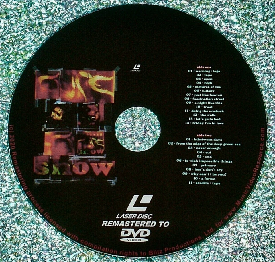  The CURE show (1993) (Remaster from LaserDisc to DVD) WISH TOUR LIVE CONCERT - Image 1 of 4