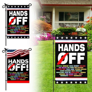 Funny Banners Protest Social Security & Medicare Protest Flags House Garden Flag - Picture 1 of 10