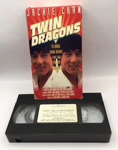 Twin Dragons VHS Jackie Chan Front Row Ent 1996 EP - Picture 1 of 5