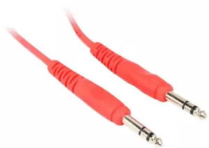 Rockville RCTR106R 6' 1/4'' TRS to 1/4'' TRS Cable, Red, 100% Copper - Picture 1 of 2