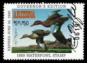 AZ3Gs — 1989 Arizona Hand-signed Governor Edition - Picture 1 of 1