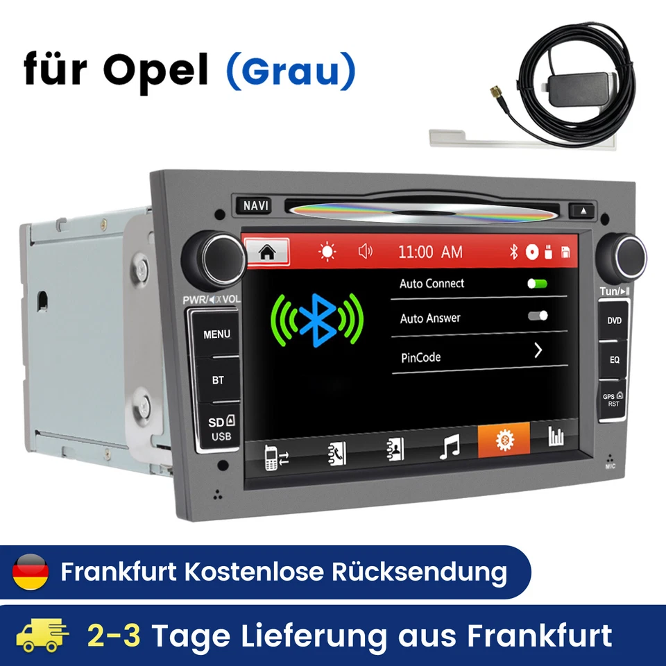 7'' Autoradio GPS Nav DVD Für Opel Astra Corsa C/D Vectra C Zafira B Signum DAB+ - Bild 1 von 4