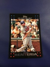 2007 Topps # 6 EDGAR RENTERIA Atlanta Braves Set Break MINT  
