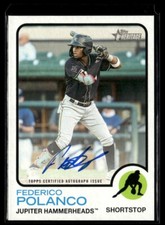 2022 Topps Heritage Minor League Real One Autographs Federico Polanco Auto