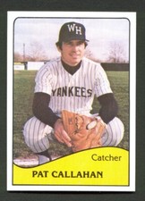 1979 TCMA West Haven YANKEES #6 PAT CALLAHAN Hollywood FLORIDA