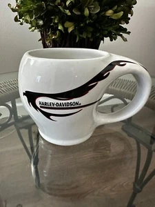 Harley-Davidson Ceramic Wide Mouth Mug PreOwned 16oz Capacity - Picture 1 of 5
