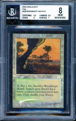 Windswept Heath 2002 Onslaught Foil Rare BGS 8 NM-MT MTG - Image 1 of 2