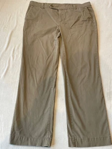 Eddie Bauer Womens Mercer Fit Khaki Pants Size 12T - Picture 1 of 11
