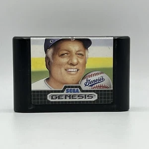 Sega Genesis Tommy Lasorda Béisbol Auténtico Probado y Funcionando Oficial 1989 - Imagen 1 de 4