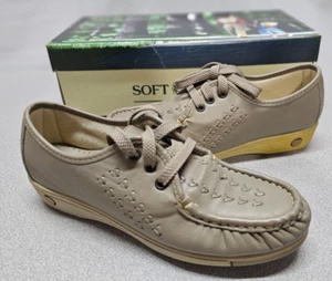 Neu im Karton Soft Spots Bonnie Damengröße 5,5 M taupe Oxford Freizeit Arbeit eleganter Schuh - Bild 1 von 9