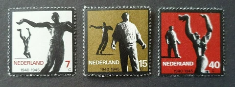 1965 NETHERLANDS NEDERLAND SET VERZETMONUMENTEN MEMORIAL MONUMENT VF MNH Cover