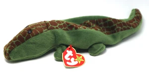 CBOT Ally the alligator VINTAGE TY BEANIE BABY Plush toy - Picture 1 of 8