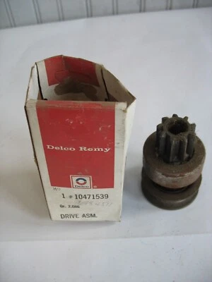 Nuevo de Lote Antiguo Chevrolet GM Car Truck Starter Drive Delco D2052 10471539 Foto 1 de 3