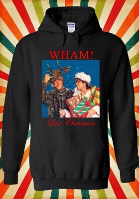Wham Last Christmas Genial Divertido Retro Hombres Mujeres Unisex Top Sudadera con Capucha Sudadera 2265 Foto 1 de 4