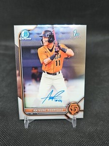 2022 Bowman Chrome Anthony Rodriguez Auto A28 San Francisco Giants #CPA-ARZ