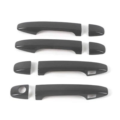 Tapa de manija de puerta Smartkey para Toyota Prius 2010-2015 negro brillante 8P Foto 1 de 4