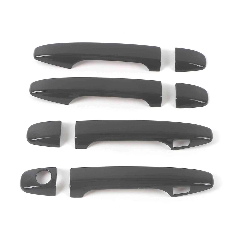 Tapa de manija de puerta Smartkey para Toyota Prius 2010-2015 negro brillante 8P Foto 1 de 4