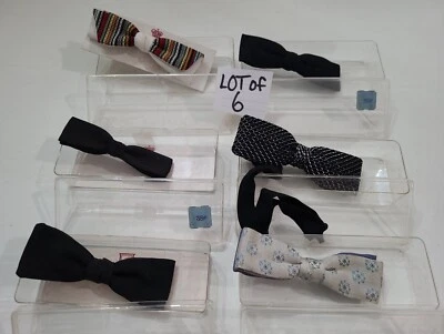 Clip On Bow Ties Royal Grip Tite Wembley Lot Of 6 Mixed Vintage rust resistant Foto 1 de 4
