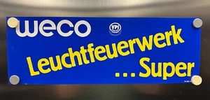 WECO Feuerwerk Poster Plakat "Leuchtfeuerwerk" 90er Jahre 48x17 (Silvester Pyro) - Bild 1 von 1