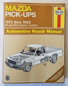 Mazda Pick-ups 1972 thru 1993 Haynes Shop Repair Manual 61030  - Imagen 1 de 2