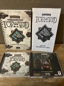 Icewind Dale I and II PC 2000 Video Game PC CD-Rom Lot 2 Games