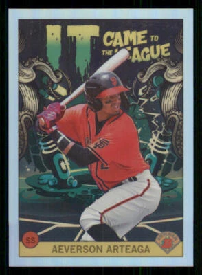 2022 Bowman Chrome It Came to the League #ICFL5 Aeverson Arteaga - Image 1 of 2