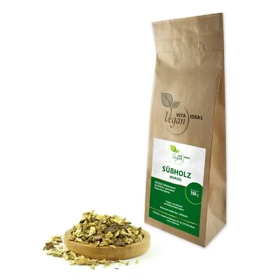 VITA IDEAL Vegan® SÜßHOLZWURZEL geschnitten SÜßHOLZ Wurzel Süssholz Kräuter Tee