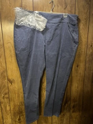 Pantalones de pana elásticos Coldwater Creek Pinwale 24W Foto 1 de 3