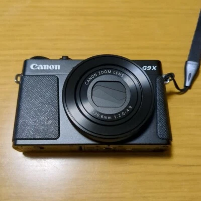 Canon PowerShot G9 X Mark II Black 20.1MP PSG9XMARKIIBK 23040002 - Image 1 of 4