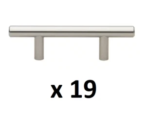 *19* GlideRite 2-1/2 in. Center-to-Center Stainless Steel Finish Handle Bar Pull - Picture 1 of 6
