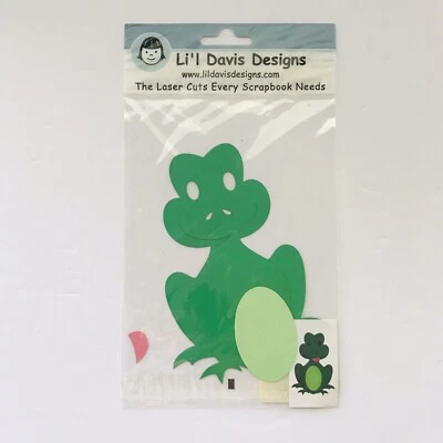 Li'l Davis Designs Dibujos Animados Rana El Láser Corta Cada Álbum de Recortes Necesita Foto 1 de 2