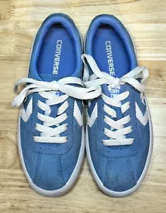 Converse Breakpoint Ox Blue Suede Sneakers Size Junior 13 - Picture 1 of 13