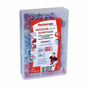 Tacos universales FISCHER Duopower con tornillos clasificados Meisterbox (160 ud.) - Imagen 1 de 1
