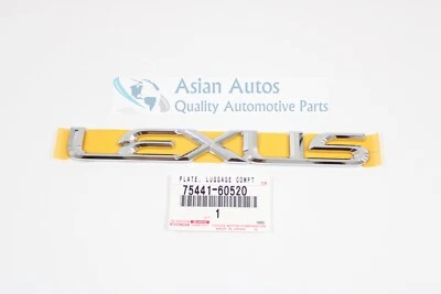 Genuine Lexus GX470 LX470 LX570 98-11 Rear Back Door Nameplate 7544160520 OEM - Image 1 of 2