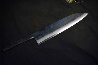Japanese  Chef Knife *Blade Only* Tosa Tadayoshi Blue 1 Black Satsuma 210mm 4420 - Image 1 of 4