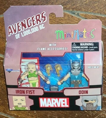 MiniMates Marvel Vengadores de 1.000.000 aC - ¡Figuras Puño de Hierro y Odin!  Foto 1 de 2